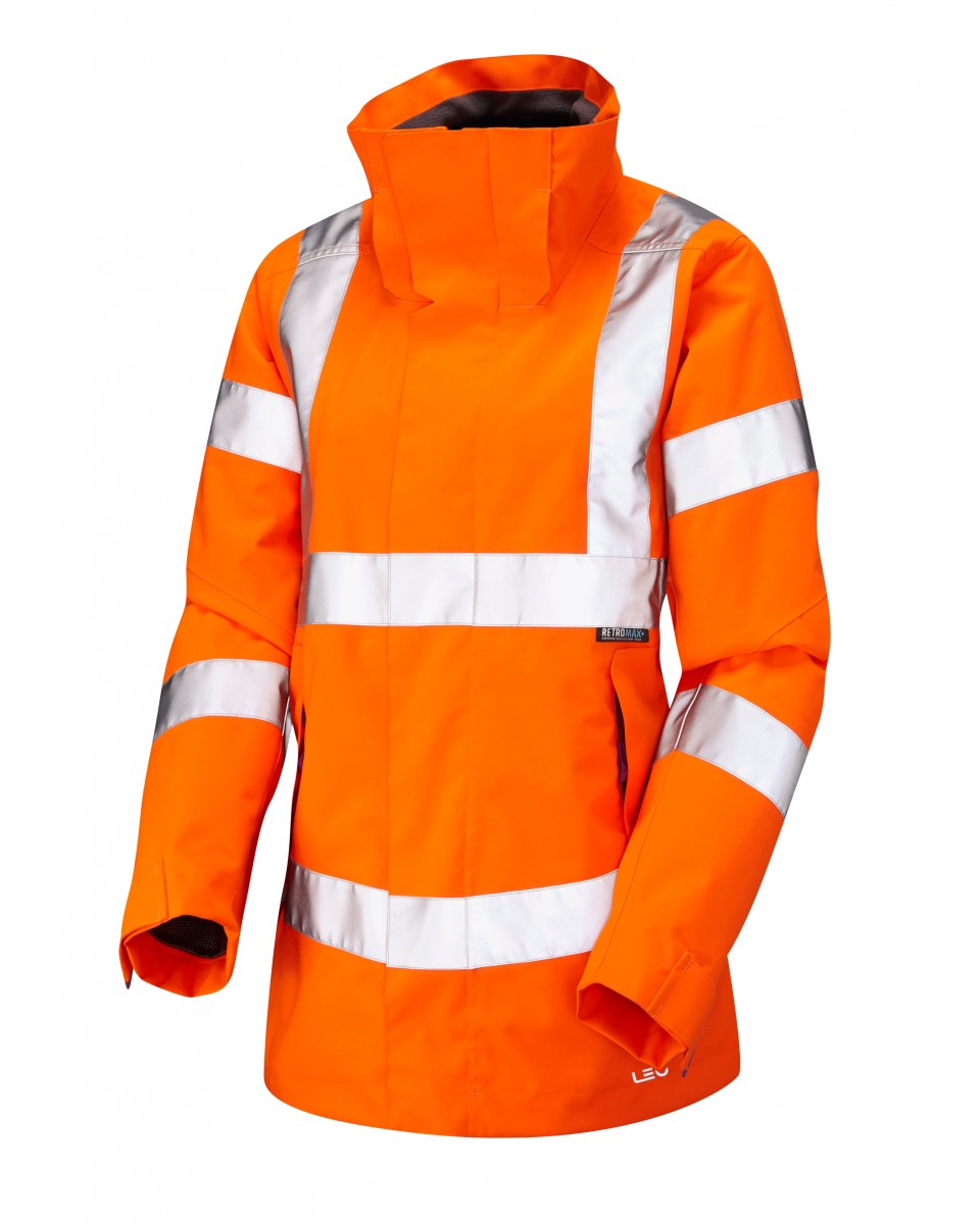 ISO 20471 Class 3* Women's Breathable Jacket Orange